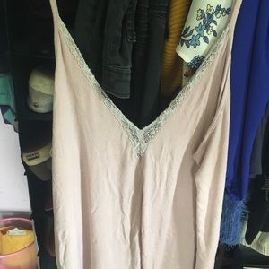 American Eagle light pink tank top, Sz XL